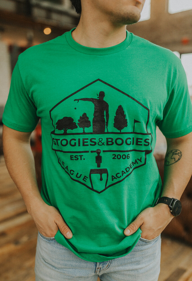 Customer wearing a NL3600 Next Level Premium Fitted Short Sleeve Crew Tee