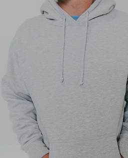 Modeling wearing Custom Sweats