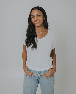 Modeling wearing Custom Women's Apparel