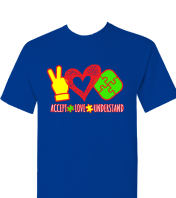 Accept Love Understand design idea