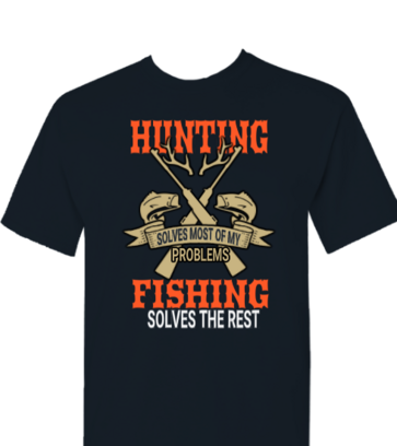 Hunting and Fishing design idea