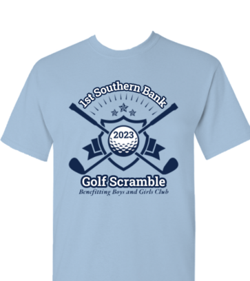 Bank Golf Scramble Benefit design idea