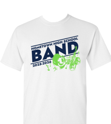 Horns Grunge Graphic Band design idea