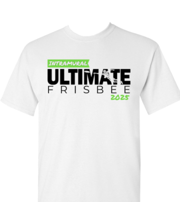 Intramural Frisbee Custom Text design idea
