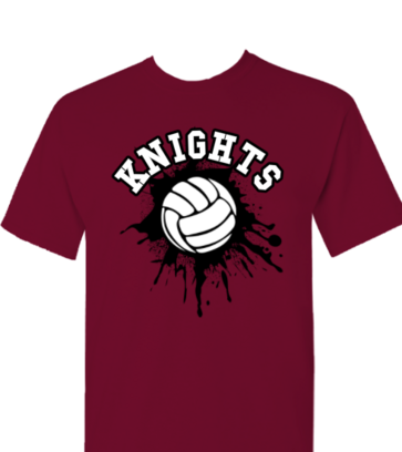 Volleyball SPlatter design idea