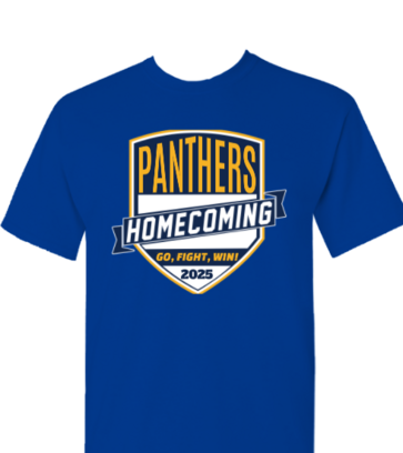 Panthers Homecoming Shield  design idea
