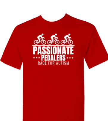 Passionate Peddlers Race For Autism design idea