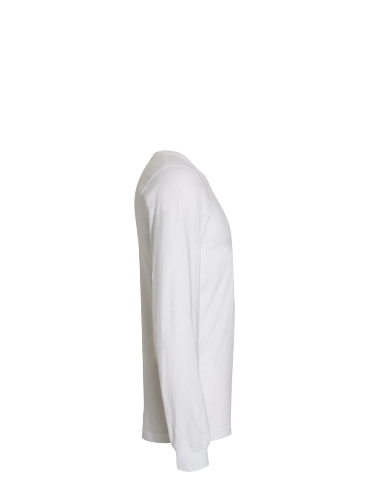 Image of a model wearing a 2007 American Apparel Fine Jersey LS Tee