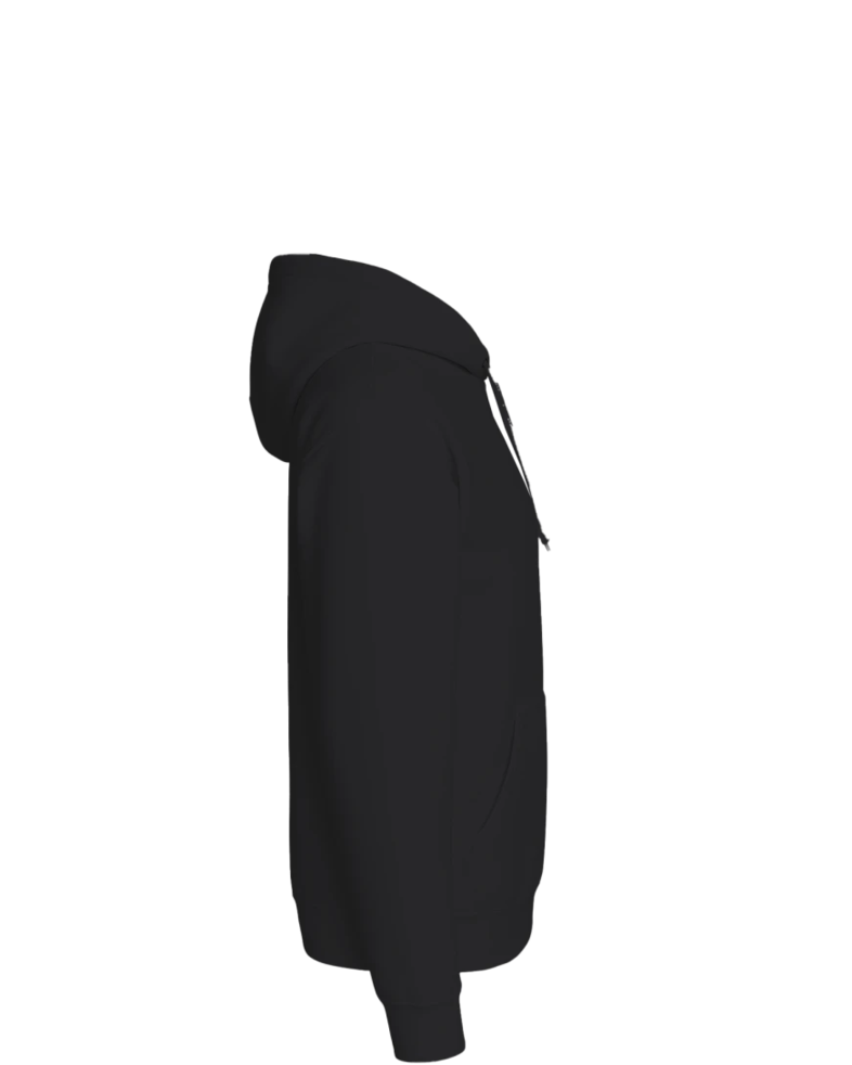 Image of a model wearing a 4997 Jerzees Super Sweats 50/50 Pullover Hood