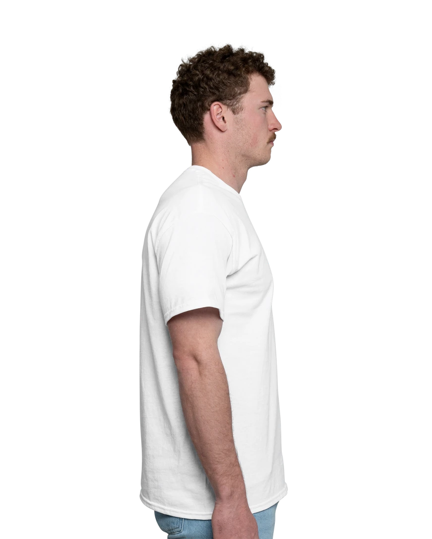 Image of a model wearing a 5000 Gildan Heavy Cotton T-Shirt