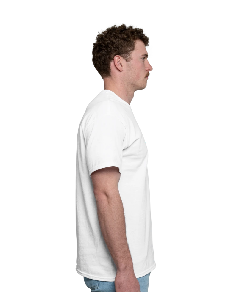Image of a model wearing a 5000 Gildan Heavy Cotton T-Shirt