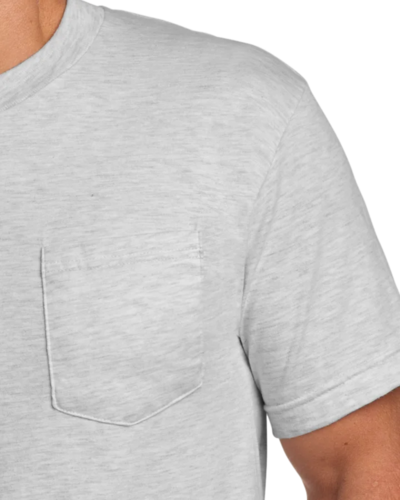 Closeup of a 5190 Hanes Beefy-T with Pocket