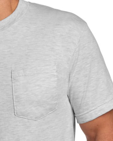Closeup of a 5190 Hanes Beefy-T with Pocket