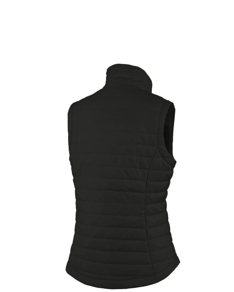 Image of a model wearing a 5535 Charles River Women's Radius Quilted Vest