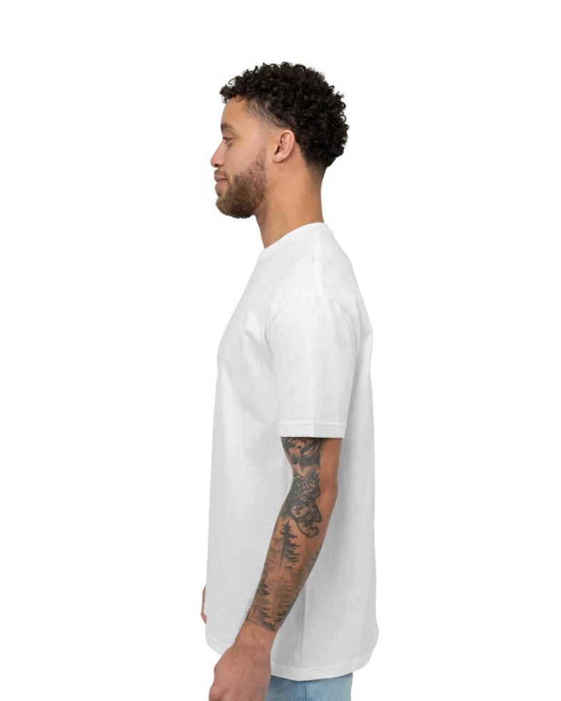 Image of a model wearing a 64000 Gildan SoftStyle Tee