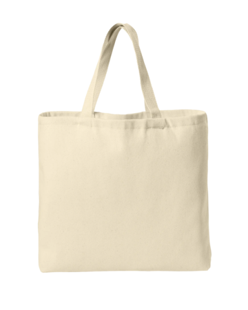 Model wearing a B050 Port Authority Ideal Twill Convention Tote