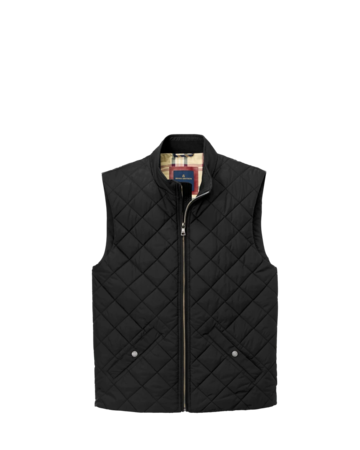 Model wearing a BB18602 Brooks Brothers® Quilted Vest