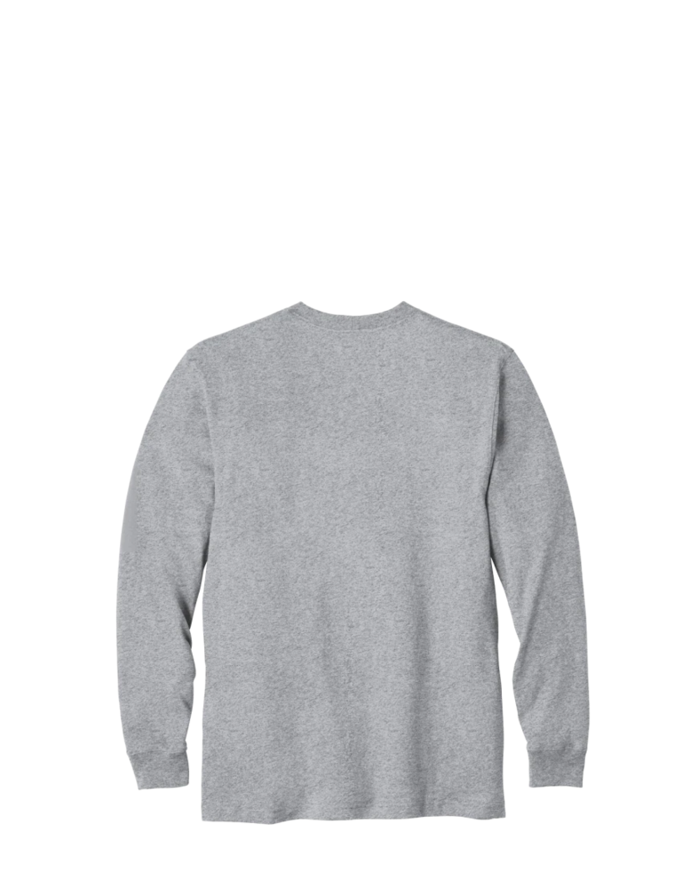 Image of a model wearing a CTK126 Carhartt Workwear Pocket Long Sleeve T-Shirt