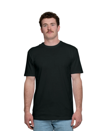 Model wearing a DT104 District Perfect Weight Tee 