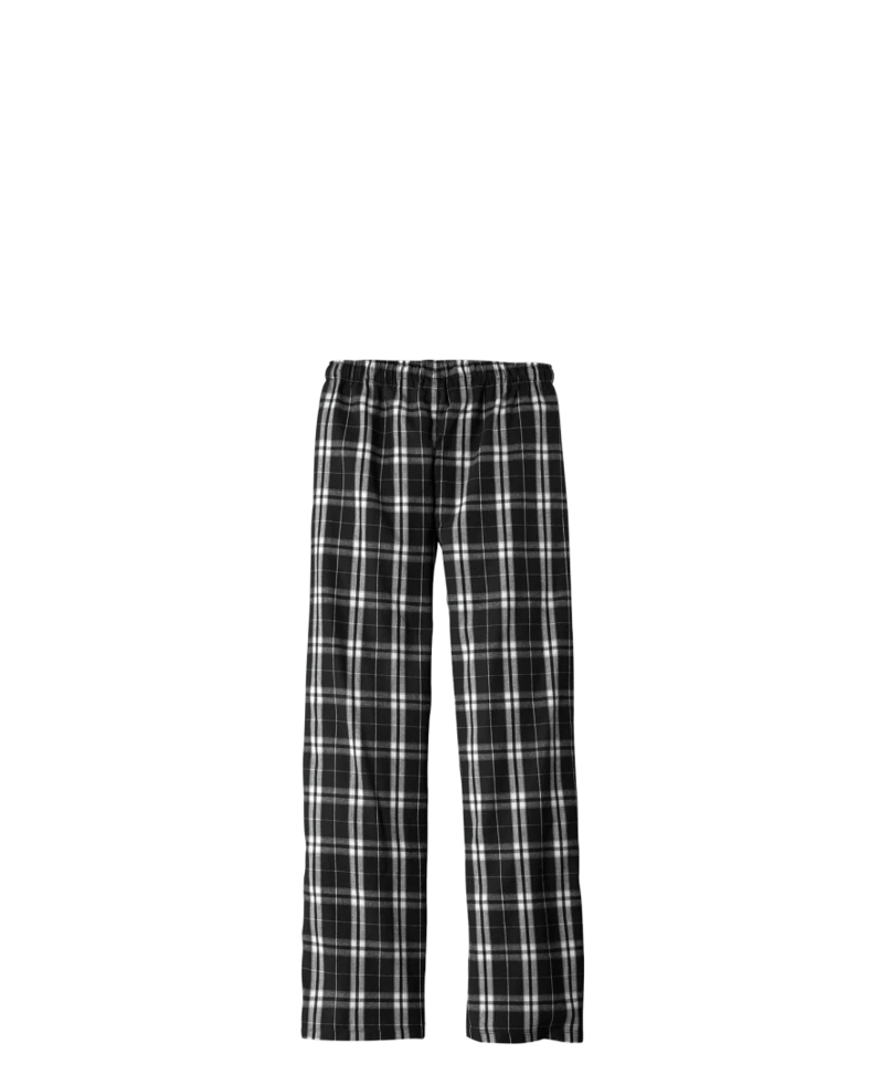 Image of a model wearing a DT2800 District Women's Flannel Plaid Pant