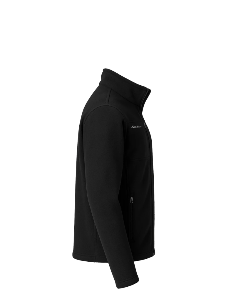Image of a model wearing a EB200 Eddie Bauer Full-Zip Fleece Jacket