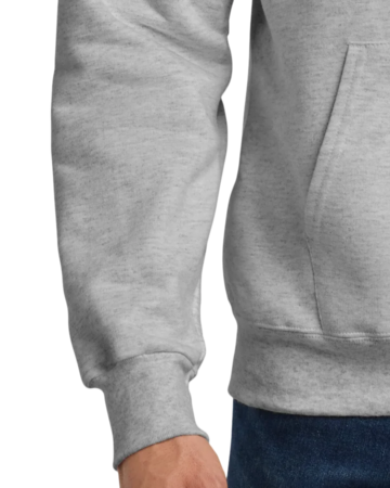 Closeup of a F170 Hanes Pullover Hooded Sweatshirt