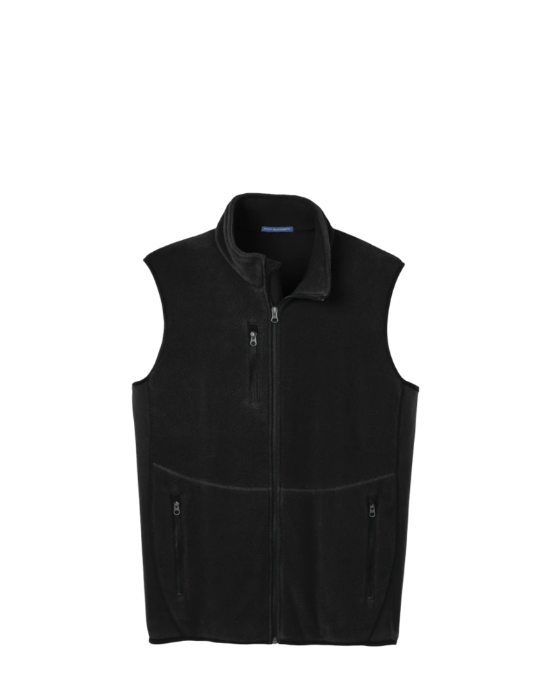 Image of a model wearing a F228 Port Authority R-Tek Pro Fleece Full-Zip Vest
