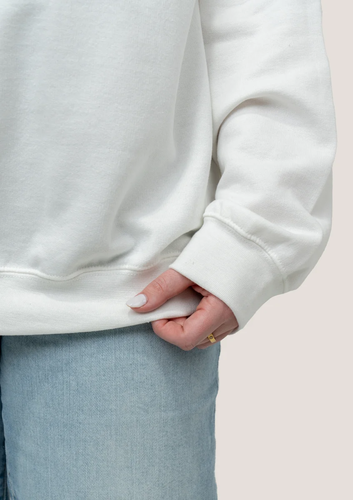 Closeup of a 18000 Gildan Crewneck Sweatshirt