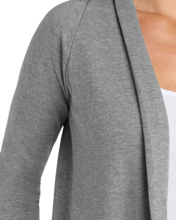 Closeup of a L807 Port Authority Ladies Interlock Cardigan