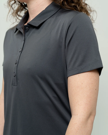 Closeup of a LK864 Port Authority® Ladies C-FREE™ Snag-Proof Polo
