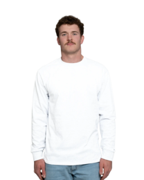 Image of a model wearing PC61LS Port & Company Long Sleeve