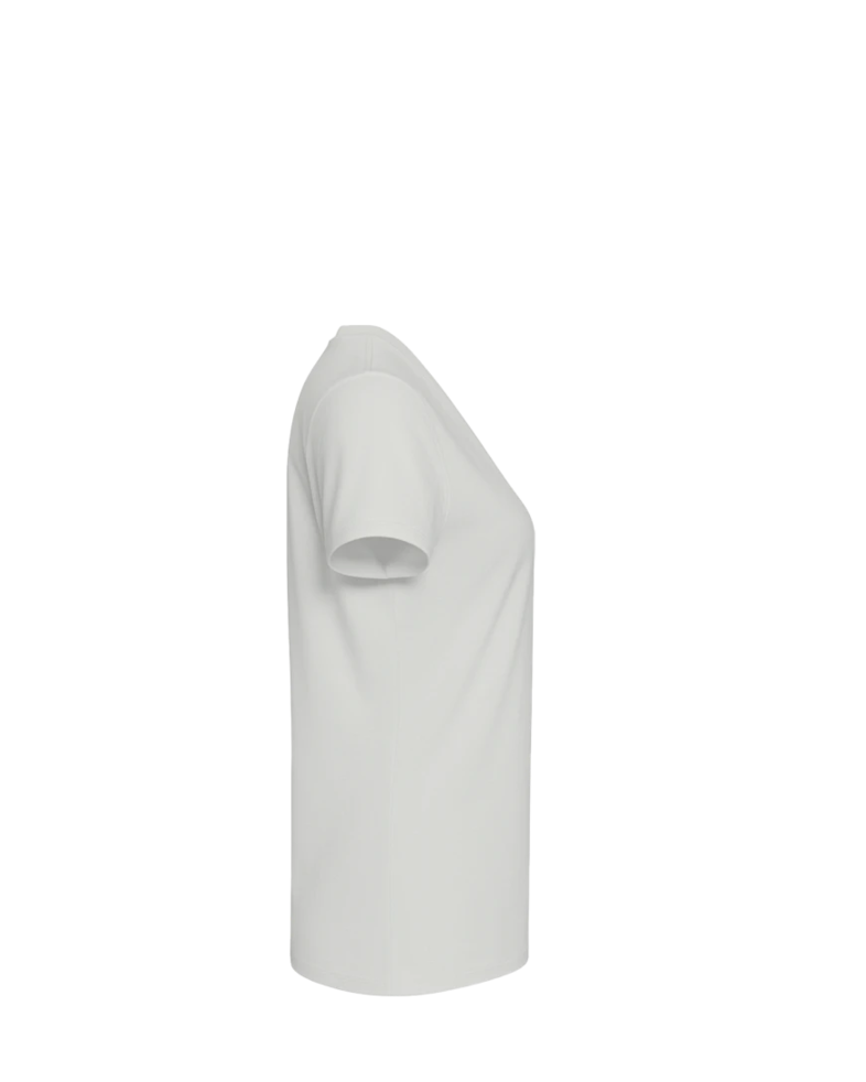 Image of a model wearing a SL04 Hanes Junior Fit Nano-T