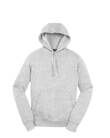 Model wearing a ST254 Sport-Tek Pullover Hooded Sweatshirt