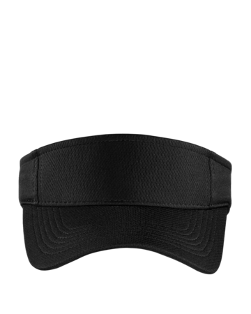 Model wearing a STC27 Sport-Tek PosiCharge RacerMesh Visor