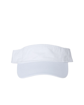 Model wearing a VC500 Valucap Bio-Washed Visor